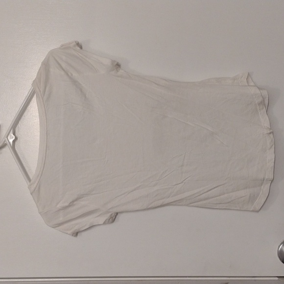 Set of Two Express White Cotton Modal T-shirts Size XS - Picture 4 of 10